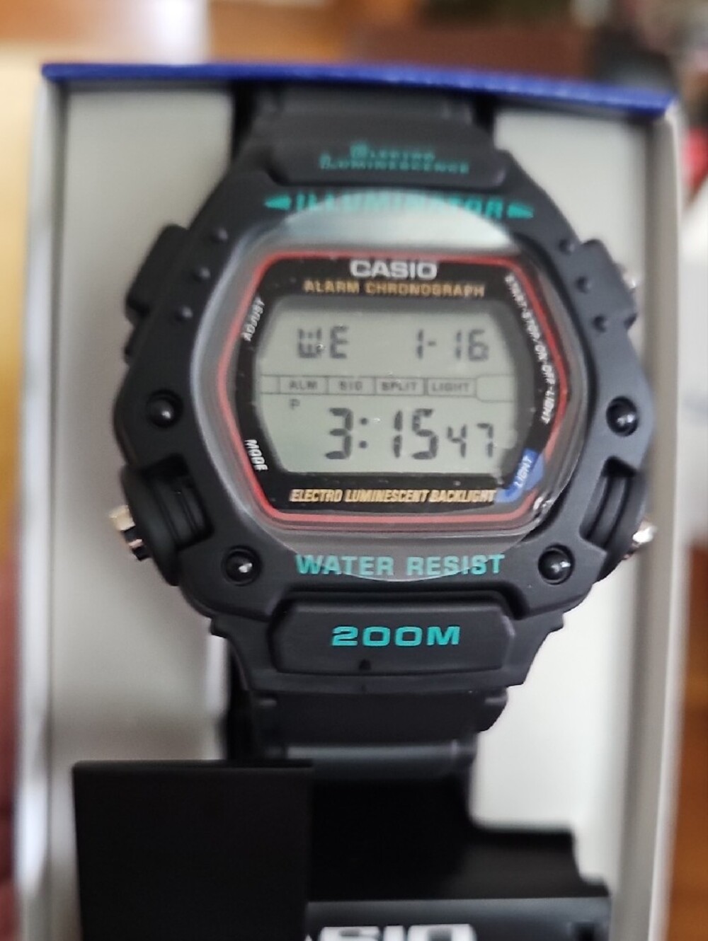 Nib Casio Dw290 Digital Watch. Rare Discontinued From Mission Impossible - Picture 2 of 4